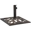 Image de vidaXL Pied de parasol bronze 12 kg 49 cm fonte