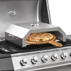 Image de Four À Pizza Avec Pierre En Céramique Pour Barbecue Au Charbon Vidaxl