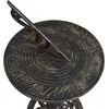 Image de vidaXL Cadran solaire bronze 35,5 x 82 cm plastique