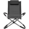 Image de vidaXL Bain de soleil pour enfants acier noir