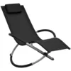 Image de Vidaxl - Chaise Longue Pour Enfants Acier Noir