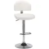 Image de vidaXL Tabouret de bar blanc similicuir