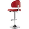Image de vidaXL Tabouret de bar vin rouge similicuir