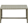 Image de Table basse beige 70×40×38 cm Poly rotin