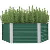 Image de Jardinière 129 X 129 X 46 Cm Cm Acier Galvanisé Vert