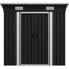 Image de vidaXL Abri de jardin Anthracite Acier