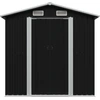 Image de vidaXL Abri de jardin anthracite acier 204 x 132 x 186 cm