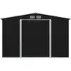 Image de vidaXL Abri de jardin anthracite acier 257x205x178 cm