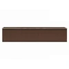 Image de vidaXL Abri de jardin brun 257x990x181 cm Acier galvanisé