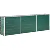 Image de Vidaxl - Lit Surélevé De Jardin Acier Galvanisé 240x40x77 Cm Vert