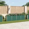 Image de Jardinière 320x40x77 Cm Acier Galvanisé Vert Vidaxl
