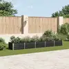 Image de Vidaxl - Lit Surélevé De Jardin Acier Galvanisé 400x80x45 Cm Anthracite