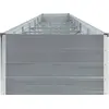 Image de vidaXL Lit surélevé de jardin Acier galvanisé 600x80x45 cm Gris