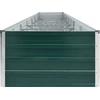 Image de vidaXL Parterre de jardin surélevé Acier galvanisé 600x80x45 cm Vert