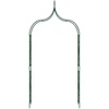 Image de vidaXL Arc de roses vert foncé 120x38x258 cm fer