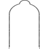 Image de vidaXL Arc de roses noir 150 x 34 x 240 cm Fer