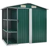 Image de Abri De Jardin Avec Étagère Vert 205x130x183 Cm Fer