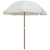 Image de Parasol Avec Mât En Acier 240 Cm Sable