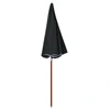 Image de vidaXL Parasol avec mât en acier 240 cm Anthracite