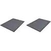 Image de Vidaxl - Paillassons 2 Pcs Pvc Gris 90x60 Cm