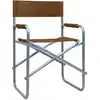 Image de vidaXL Chaises de régie 2 pcs. acier brun
