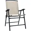 Image de Vidaxl - Chaises De Jardin Pliables Lot De 2 Textilène Crème