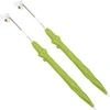 Image de vidaXL Parasols pour chaises de camping 2 pcs. Vert 105 cm