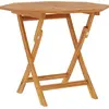Image de vidaXL Table de jardin pliante 85x85x76 cm teck massif