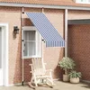 Image de Vidaxl   Auvent Rétractable Manuel 100 Cm   Hydrofuge Et Anti-salissure   Résistant Aux Uv   Cadre En Acier Robuste   Ajustable Manuellement