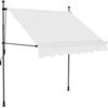 Image de vidaXL Store rétractable manuel avec LED 100 cm Crème