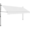 Image de vidaXL Store rétractable manuel avec LED 400 cm Crème