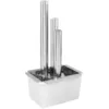 Image de Vidaxl Fontaine De Jardin Argenté 48x34x88 Cm Acier Inoxydable