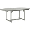 Image de vidaXL Table de jardin Gris 200x100x75 cm Bois massif Acacia
