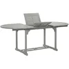 Image de Vidaxl - Table De Jardin Gris 200x100x75 Cm Bois D'Acacia Massif