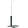 Image de Vidaxl   Douche Solaire En Bois Dur Anthracite   Résistante Aux Intempéries   Hauteur 221 Cm   Pression D'Eau Réglable   Buse Rotative