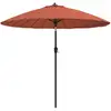Image de Parasol D'Extérieur Et Mât Avec Aluminium 270 Cm Terre Cuite Vidaxl