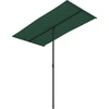 Image de vidaXL Parasol avec mât en aluminium 180x110 cm vert