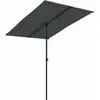 Image de Vidaxl - Parasol De Jardin Avec Mât En Aluminium 2x1,5 M Anthracite