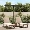 Image de Vidaxl - Parasol De Jardin Avec Mât En Aluminium 2x1,5 M Noir