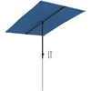 Image de vidaXL Parasol avec mât en aluminium 2x1,5 m bleu azur