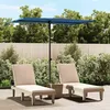 Image de Vidaxl - Parasol De Jardin Avec Mât En Aluminium 2x1,5 M Bleu Azuré