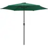 Image de vidaXL Parasol avec mât en aluminium 270x246 cm Vert