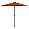 Image de Vidaxl Garden Parasol With Aluminium Pole 270x246 Cm Terracotta