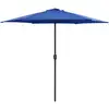 Image de Vidaxl Garden Parasol With Aluminium Pole 270x246 Cm Azure Blue