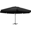 Image de Vidaxl - Parasol D'Extérieur Avec Mât En Aluminium 500 Cm Noir