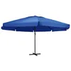 Image de Vidaxl - Parasol D'Extérieur Avec Mât En Aluminium 500 Cm Bleu Azuré