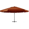 Image de vidaXL Parasol Mât en aluminium 600 cm Terracota