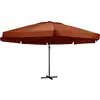 Image de Vidaxl - Parasol D'Extérieur Avec Mât En Aluminium 600 Cm Terre Cuite