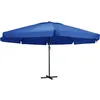 Image de Vidaxl - Parasol De Jardin Avec Mât En Aluminium 600 Cm Bleu Azuré