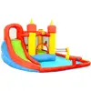 Image de Happy Hop - Château Gonflable Avec Toboggan Et Piscine 410x385x220cm Pvc